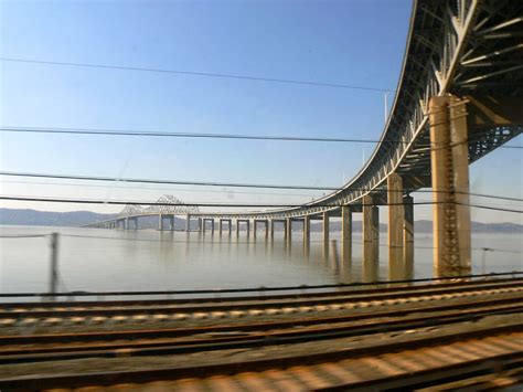 Curved Bridge - taken from a moving train | Tappan Zee Bridg… | Flickr