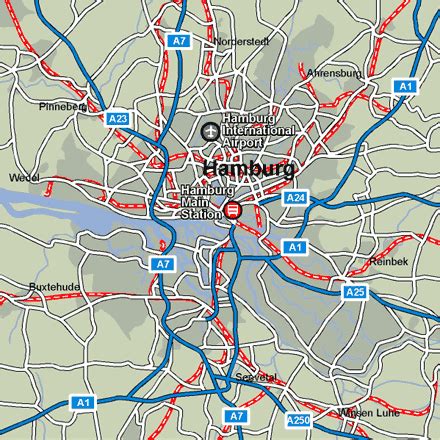 Hamburg Rail Maps and Stations from European Rail Guide