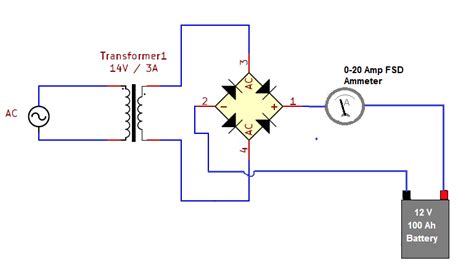 Trickle Charging Circuit Diagram