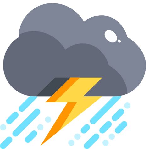 Thunderstorm - Free weather icons