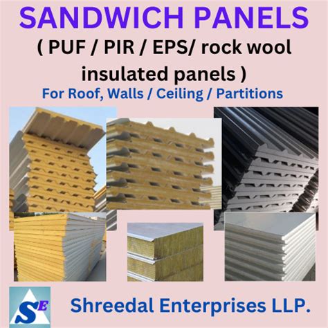 Trapezoidal Steel Material Insulated Sandwich Panels at Best Price in Pune | Shreedal ...