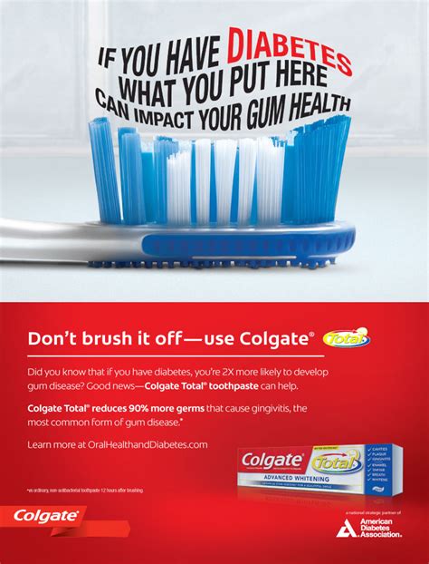 Colgate Total® Toothpaste - Spring 2017 Issue | CDiabetes Online Magazine