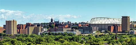 Syracuse Daytime Skyline Photograph by Rod Best - Fine Art America