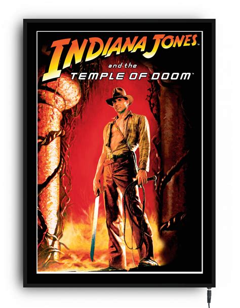 Indiana Jones: and the Temple of Doom - LED Wall Signs