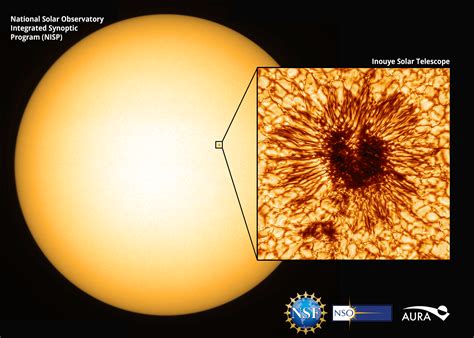 Inouye Solar Telescope Releases First Image of a Sunspot - NSO - National Solar Observatory