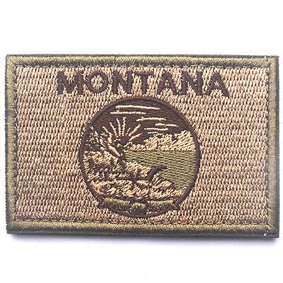 USA Montana MT STATE FLAG U.S. ARMY EMBROIDERED TACTICAL PATCH #3 | eBay