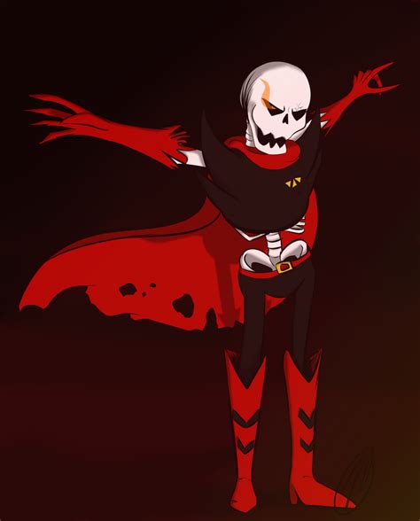 Underfell Papyrus by Mijonitin on DeviantArt