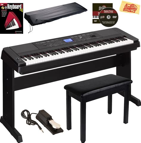 Yamaha DGX-660 Digital Piano - Black w/ Furniture Bench - Walmart.com ...