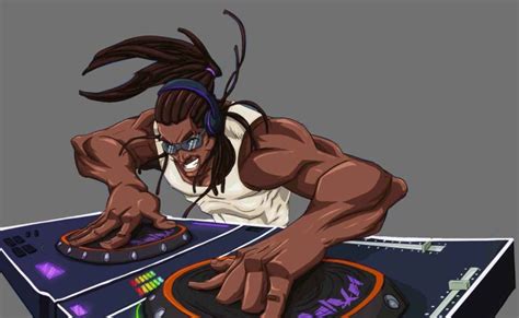 2D DJ Afro Character Illustration - Illustration Agent Website