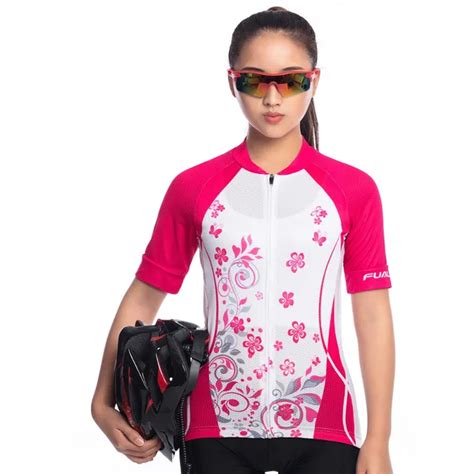 Women Cycling Jersey MTB Bike Clothing Bicycle Jersey Short Sleeve Bicycle Clothing PRO Cycling ...