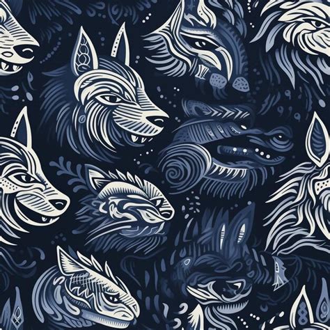 66,000+ Wolf Patterns Pictures