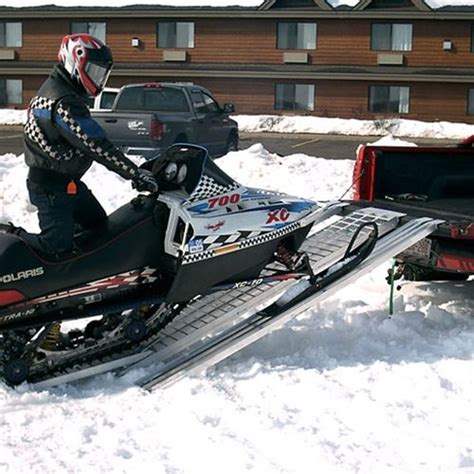 How to Load a Snowmobile into a Truck | DiscountRamps.com