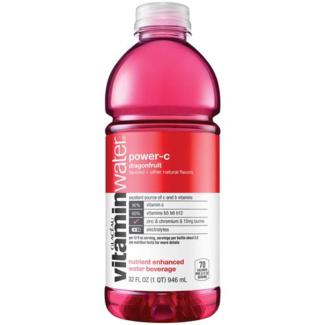 Vitamin Water Power-c Dragonfruit Water Beverage, 32 Fl. Oz. - Walmart.com