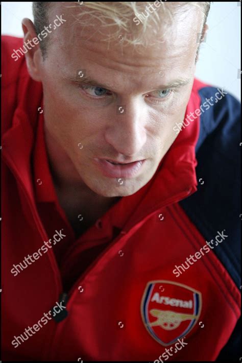 Arsenal Footballer Dennis Bergkamp London Britain Editorial Stock Photo ...