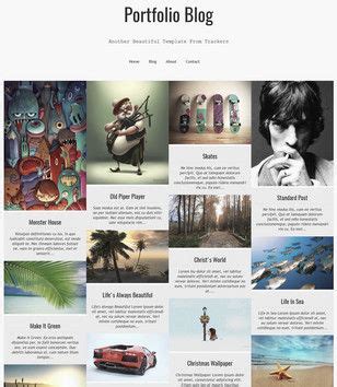 Portfolio Blog Responsive Blogger Template 2014 Free Download