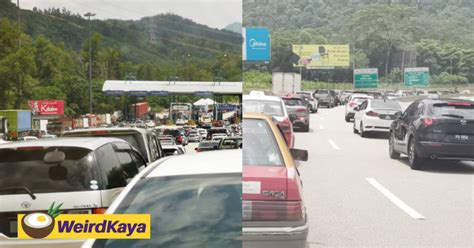 Heavy traffic sighted at Karak Highway as the Klang Valley transitions into NRP Phase 2 | WeirdKaya