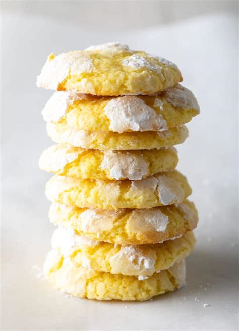 Lemon Crinkle Cookies Recipe (VIDEO) - A Spicy Perspective