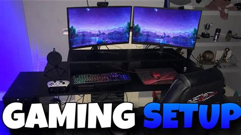 MY NEW FORTNITE GAMING SET UP TOUR 2020 - YouTube