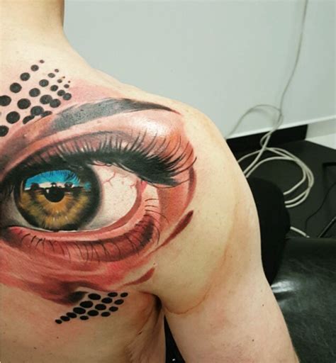 3D Realistic Eyeball Tattoos of the Day!