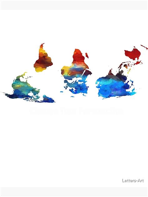 "Upside Down World Map" Poster for Sale by Letters-Art | Redbubble