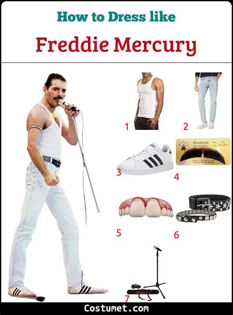 Freddie Mercury (I Want To Break Free, Live Aid) Costume for Halloween