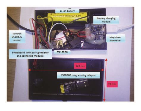 Assembled temperature sensor circuit | Download Scientific Diagram