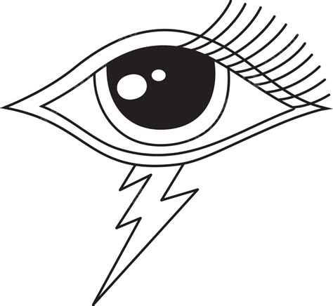 One Eye Of God Look One Retro Vector, Look, One, Retro PNG and Vector ...