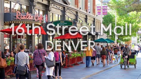 16th Street Mall Vlog- Downtown Denver, CO [Street Tour] - YouTube