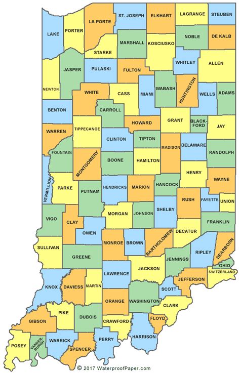 Northwest indiana counties