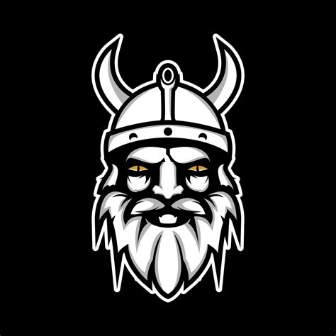 Viking head logo design 13409334 Vector Art at Vecteezy