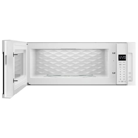 Whirlpool WML55011HW 1.1 cu. ft. Over the Range Low Profile Microwave Hood Combination in White