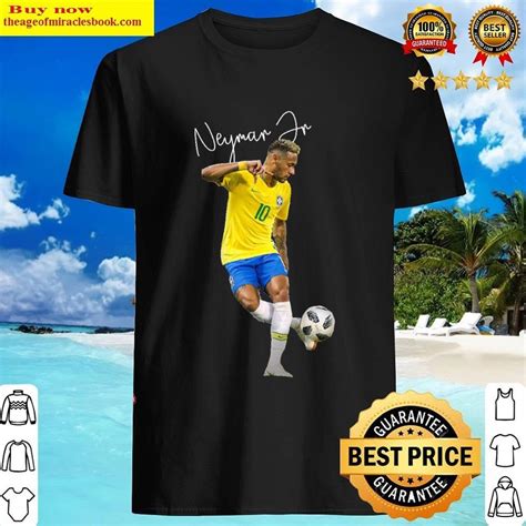 Neymar Jr Signed Brazil Shirt, Hoodie, Tank Top, Unisex Sweater