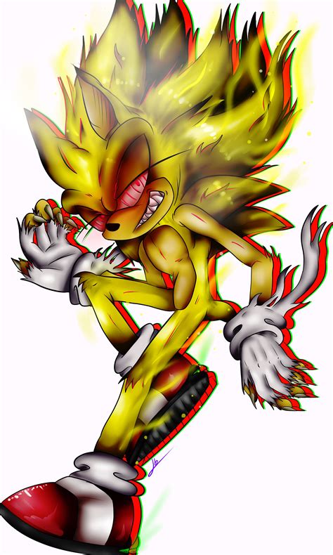 fleetway super sonic fan art - types-of-acting-styles