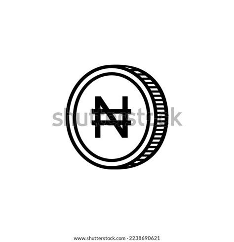 Nigeria Currency Symbol Nigerian Naira Icon Stock Vector (Royalty Free ...