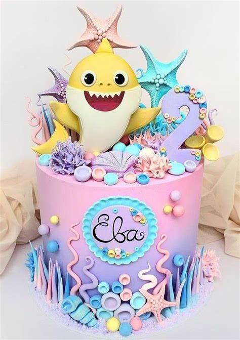 Baby Shark Pink Girl Theme Cake - Cake Away | Premium and Custom Cake Shop in Dubai