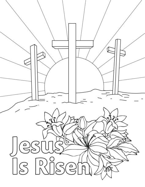 Simple Easter Cross Coloring Pages - 152+ File Include SVG PNG EPS DXF