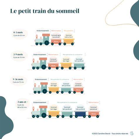 Le petit train du sommeil bébé : les différents cycles de l'enfant