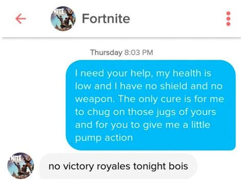 Best Fortnite Pick Up Lines