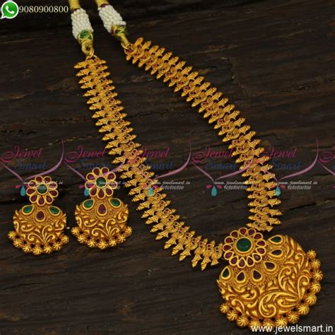 Sophisticated Peacock Necklace Set Pleasing Gold Jewellery Design ...