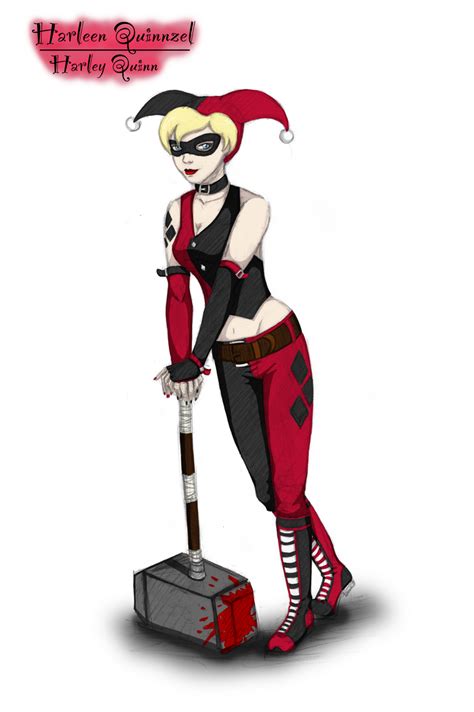 Rogue's_Gallery_Redesign - Harley Quinn by SubduedMoon on DeviantArt