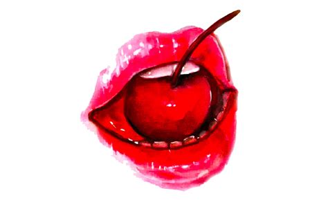 WATERCOLOR LIPS Graphic by JI HYANG RYU ART · Creative Fabrica