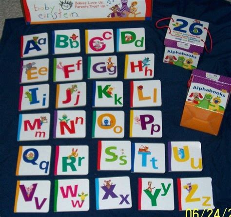 Baby Einstein: Alphabooks A - Z Library Box 26 Little Letter Brd Bks IMPERFECT | #1829577884