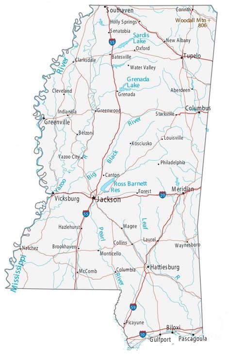 Mississippi County Map - GIS Geography