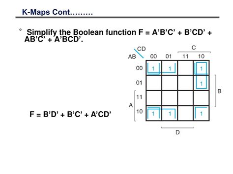 PPT - Lecture 7 Minimization with Karnaugh Maps PowerPoint Presentation - ID:4175191