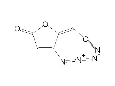 (2E)-(3-azido-5-oxo-2(5H)-furanylidene)ethanenitrile - C6H2N4O2, density, melting point, boiling ...