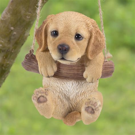 Hi-Line Gift Ltd. Hanging Golden Retriever Puppy Statue & Reviews | Wayfair