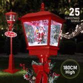 180cm Christmas LED Light Snowman Decoration Strip Home Display Xmas Outdoor House Holiday ...