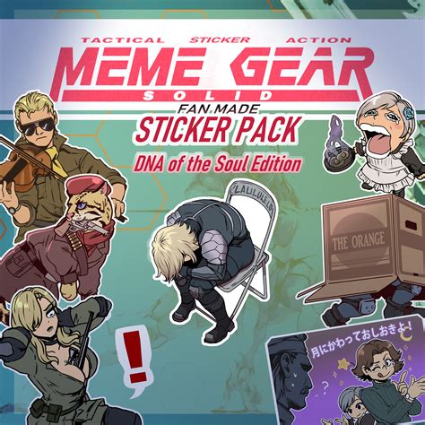 Metal Gear Meme Sticker Pack DNA of the Soul Edition - Etsy Canada