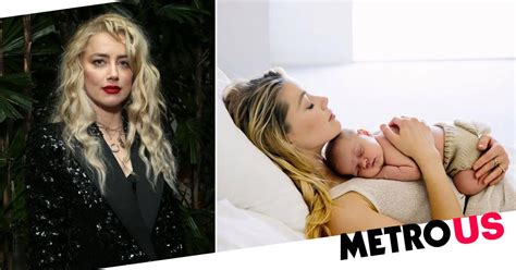 Amber Heard reveals she had a baby in April 'on her own terms' | Metro News