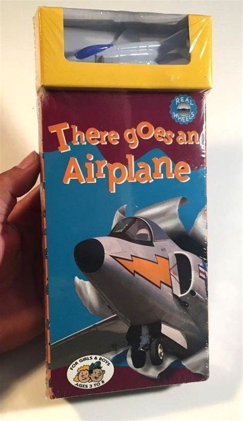 New Sealed w Toy Plane VTG 1994 There Goes an Airplane VHS Video Tape ...